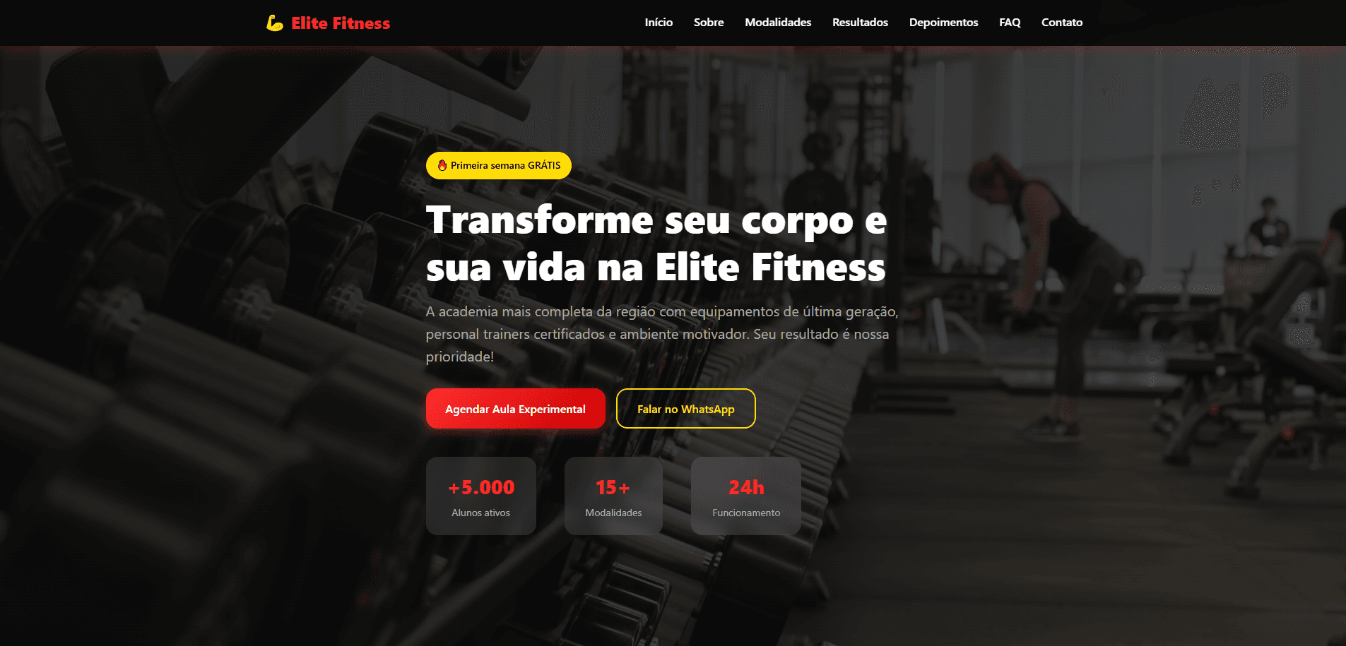 Home do site — Academia